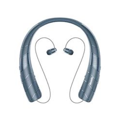 Neckband Bluetooth Headphones Speaker 2-in-1，Wireless Wearable Speaker at lightest 99g weight with Retractable Earbuds, Portable Speakers and Headsets