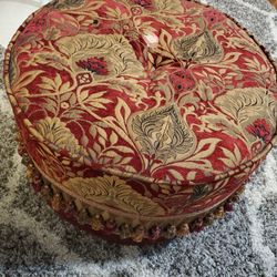 Bombay Company Tasseled Pouf
