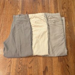 3 Pairs Like New Men’s Golf Pants 