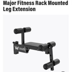 Major Fitness Rack Mounted Leg Extension 