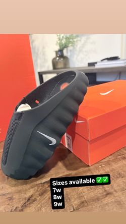 Nike Mind 001 Slide Black Chrome (Women's) sizes 7w, 8w, & 9w