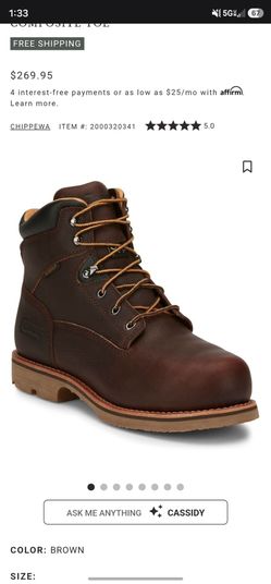 Work boot Chippewa waterproof