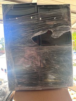 3 Large Black Shoe/Display Storage Cabinets