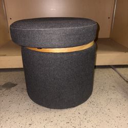 Ottoman Storage Circular Seat 