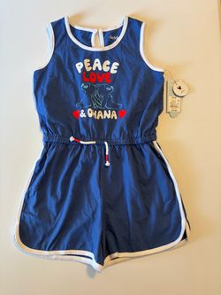 Cat & Jack Disney Lilo & Stitch Girls Romper