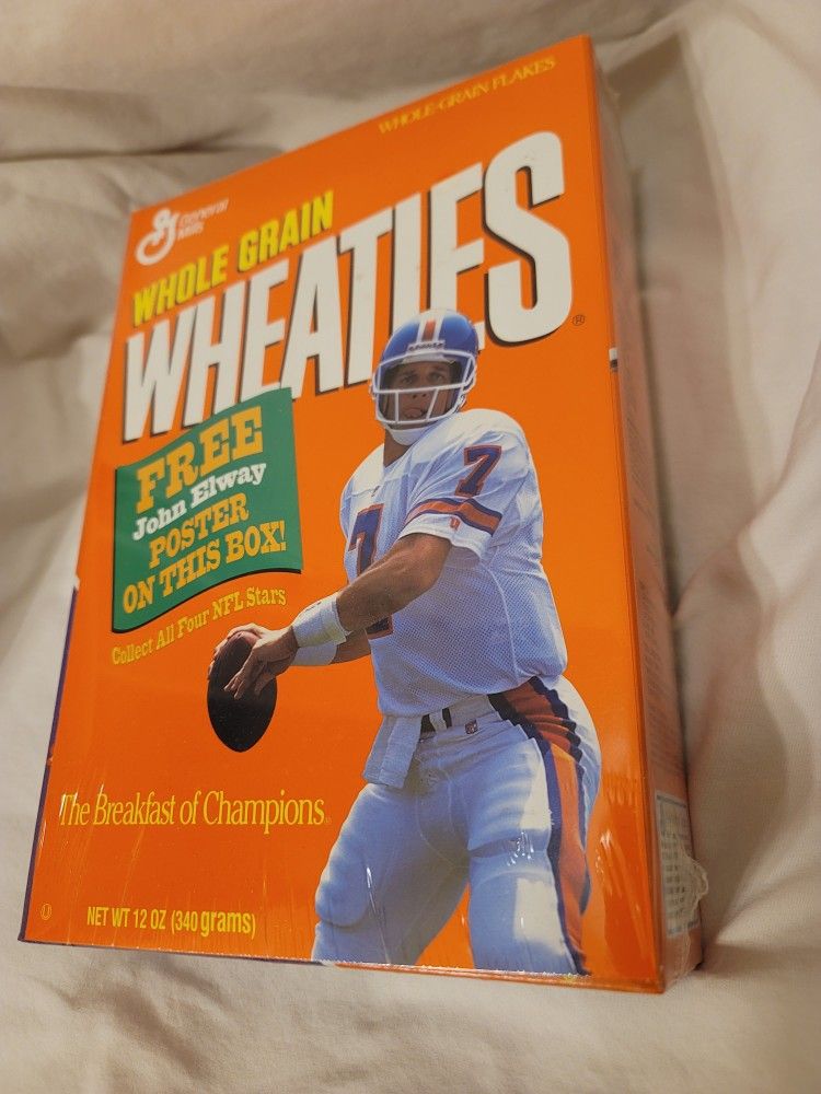 Wheaties Cereal Box Vintage JOHN ELWAY 