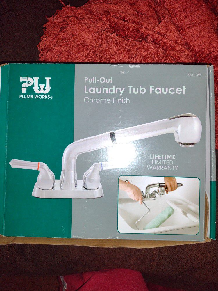 Sink Faucet (Kitchen Or Laundry W/Sprayer)