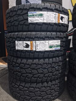 TOYO Open Country AT2 & AT3 available. Message me sizes for prices