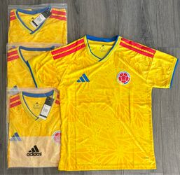 Team Colombia World Cup jersey no name