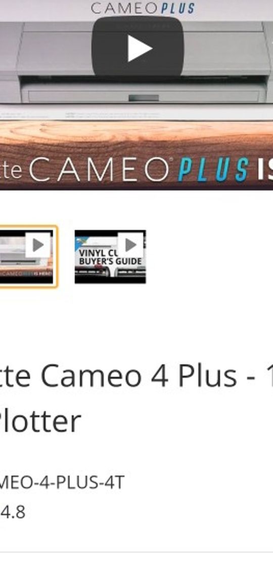 Silhouette CAMEO 4 Plus 15" Bundle (NEW)
