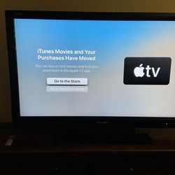 46” TV + Apple TV For Sale