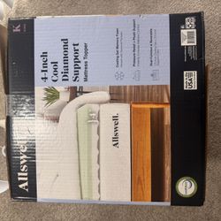 Allswell 4inch Cool Diamond Support Mattress Topper