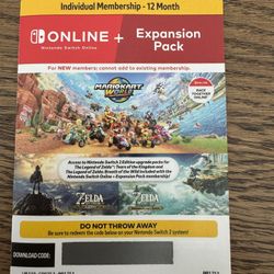 NSO Online + Expansion Pack 1 Year Individual Membership 