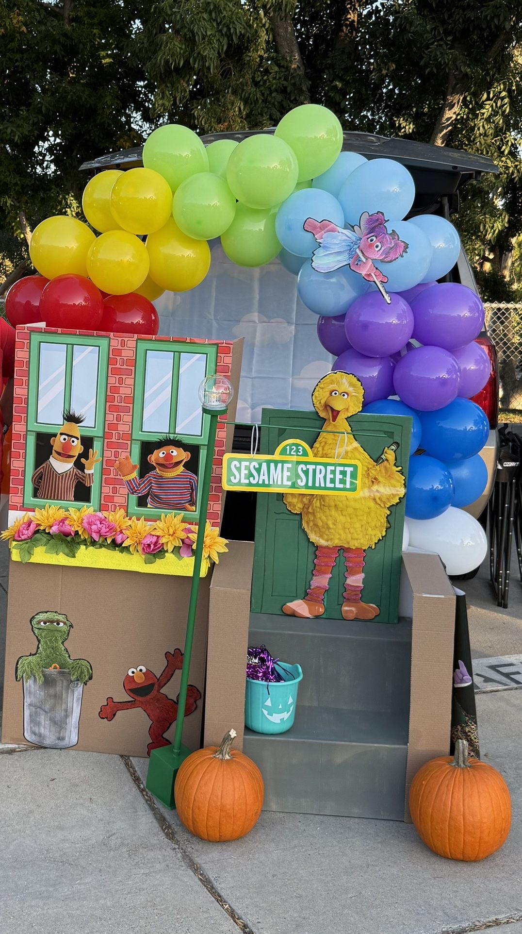 Sesame St. Trunk Or Treat Or Party Props