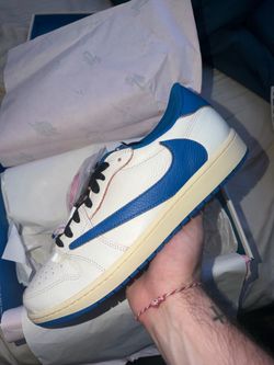 Men’s Nike Travis Scott X Jordan 1 low reverse fragment size 12.5
