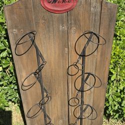 8 Bottle Wall Wine Rack