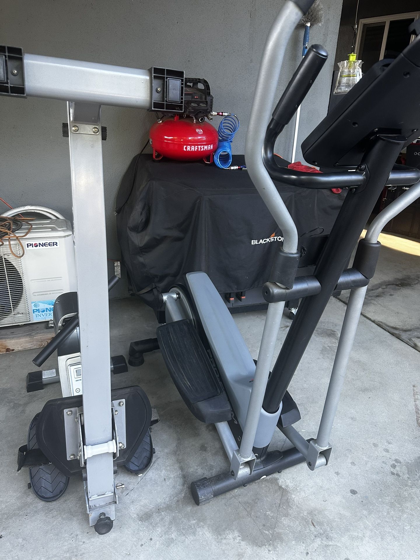 Elliptical And Rowing Machine