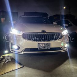 H3 LED Fog Light Bulb 6500K White,  30W 8000Lumen, H3 LED Headlight Bulbs for Fog Lamp DRL High/Low Beam, Canbus Error Free Long Lifespan 