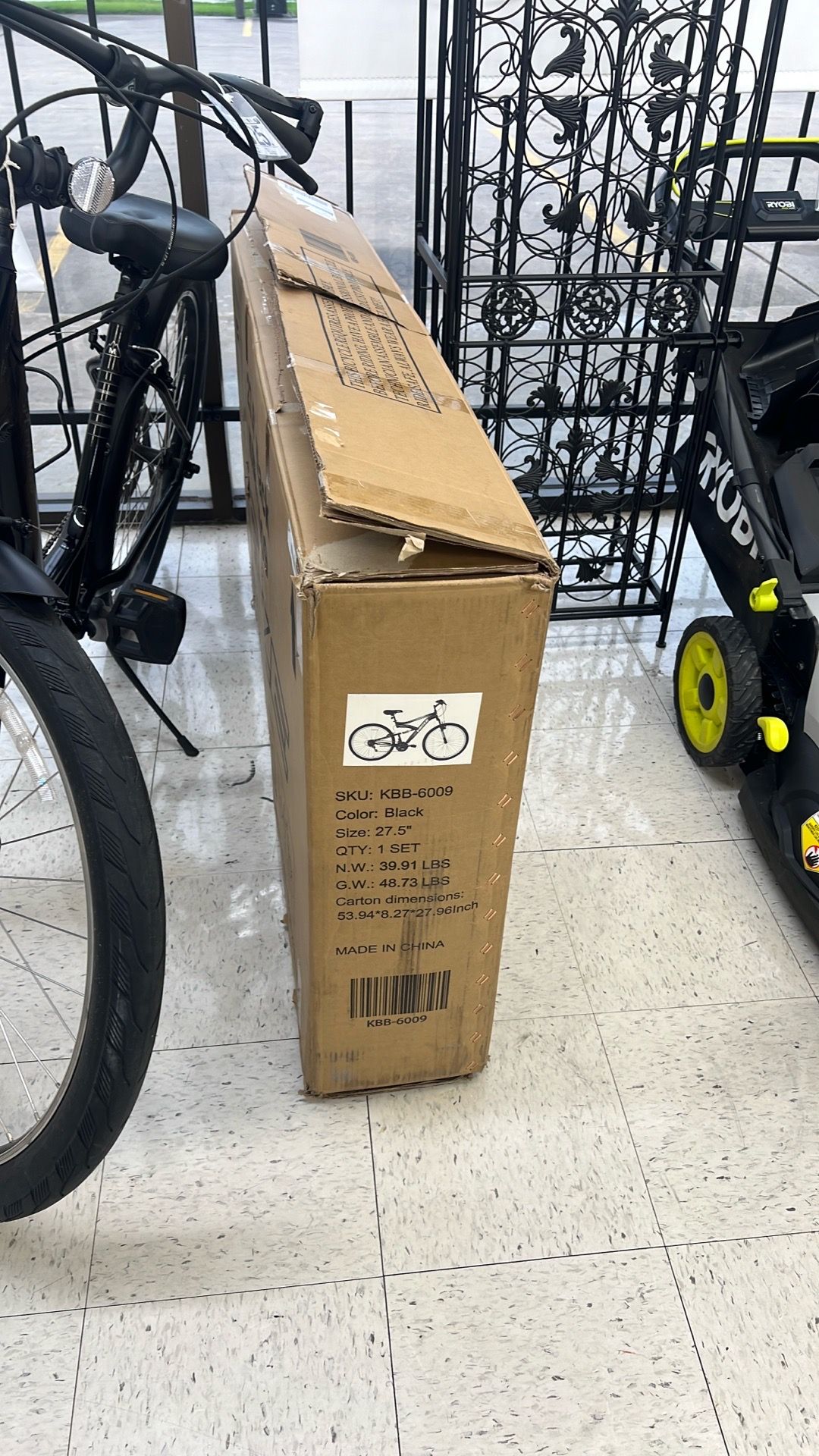 Weize KBB-6009 Mountain Bicycle in a box