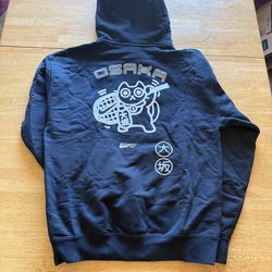 Gently used Nike Naomi Osaka tennis black heavy hoodie sweater Japan Adult XS (fits like S Small)