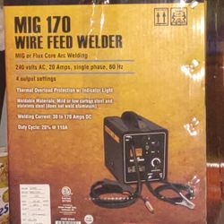 170 Mig Welder, Never Been Used 