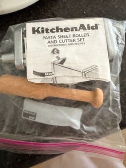 Kitchen Aid pasta roller and cutters