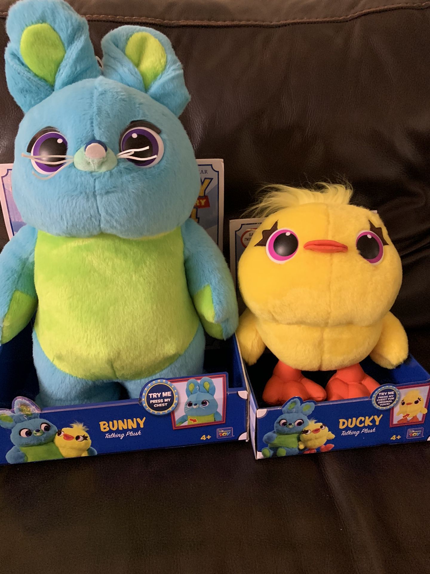 Bunny and Ducky talking plush new Toy Story 4