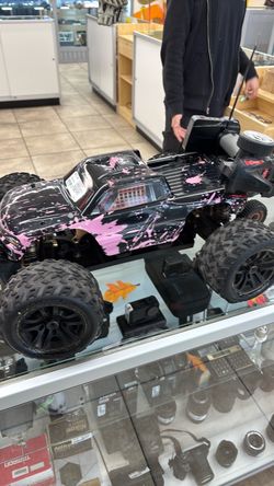 RC Monster Truck Black and Pink