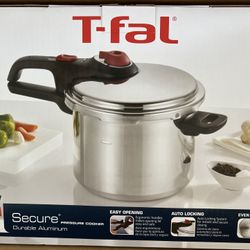 T-Fal Secure Aluminum 6-Qt. Stovetop Pressure Cooker
