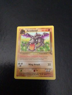 Aerodactyl Pokémon card