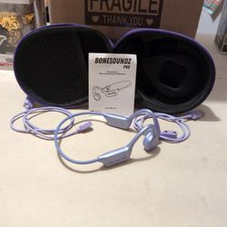 Bonesoundz Pro Bone Conduction headphones In Lavender