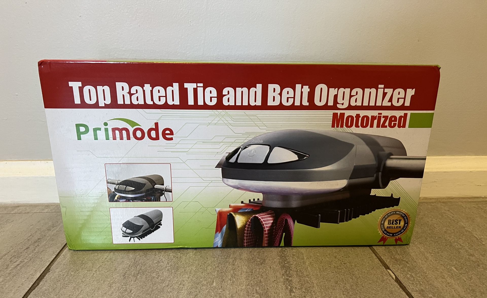 LED Tie And Belt Organizer