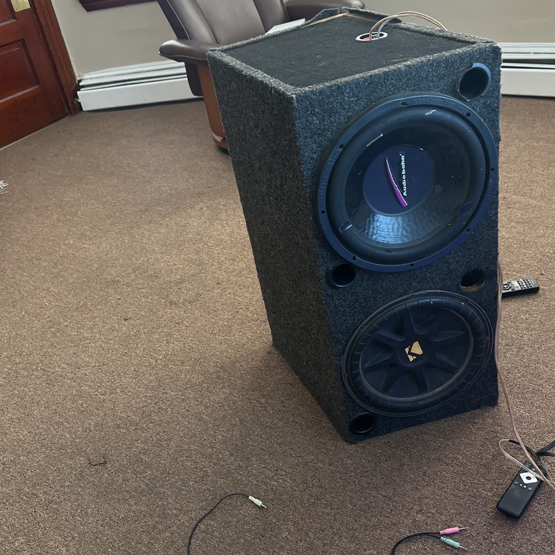 Audiobahn hotsell speaker box
