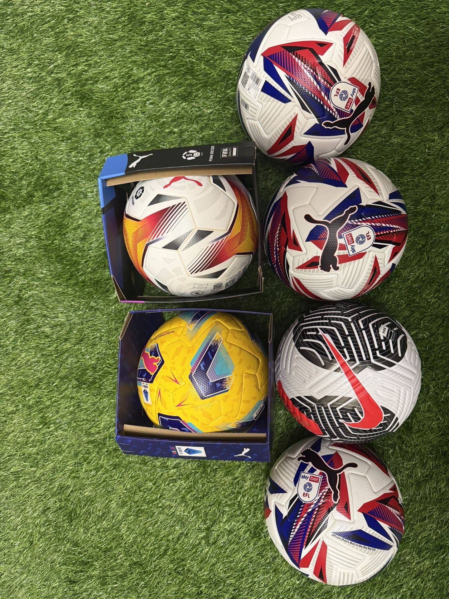 Size 5 New Pro Match Soccer Balls