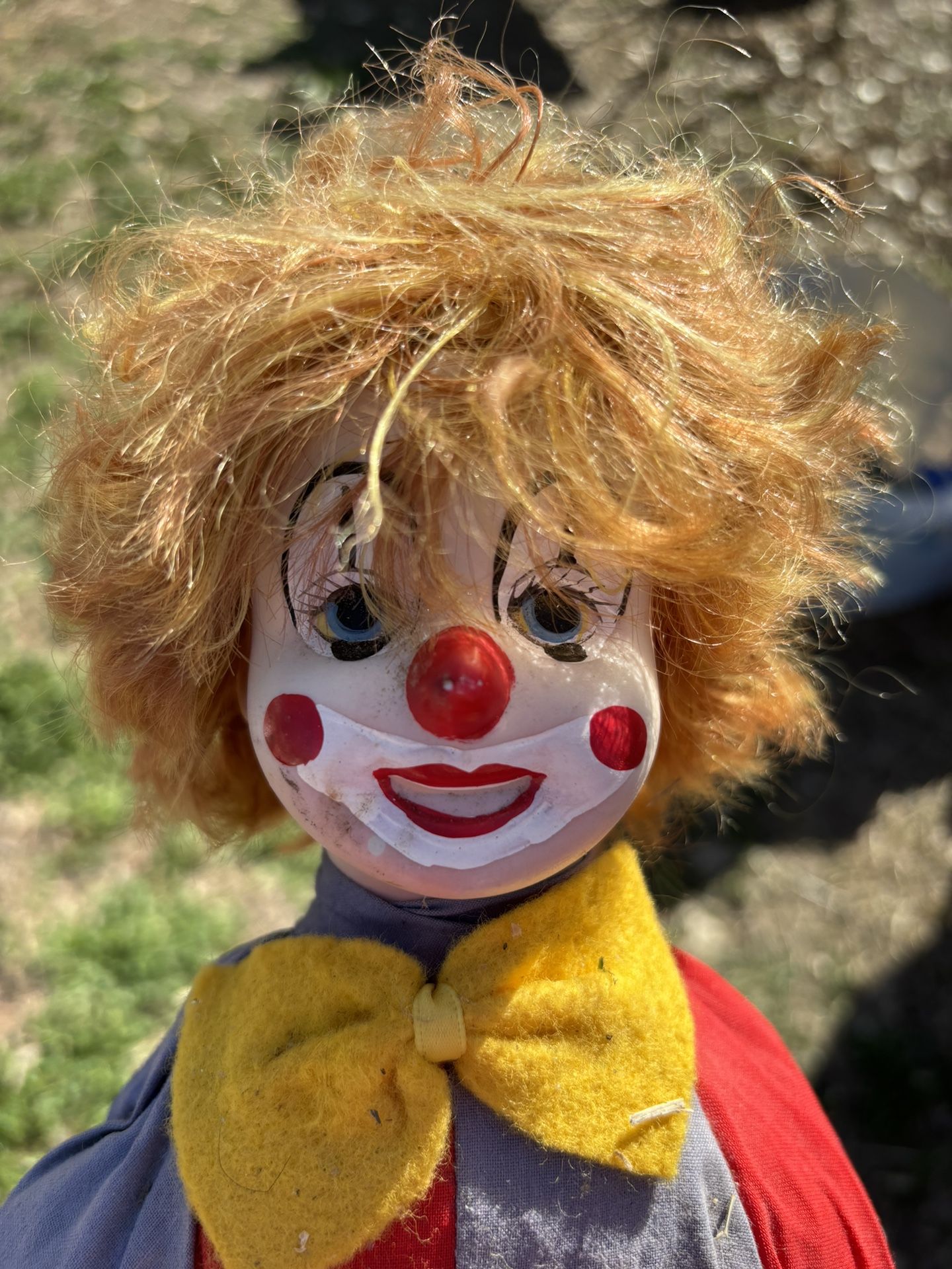 Collectors Glass Clown Doll 