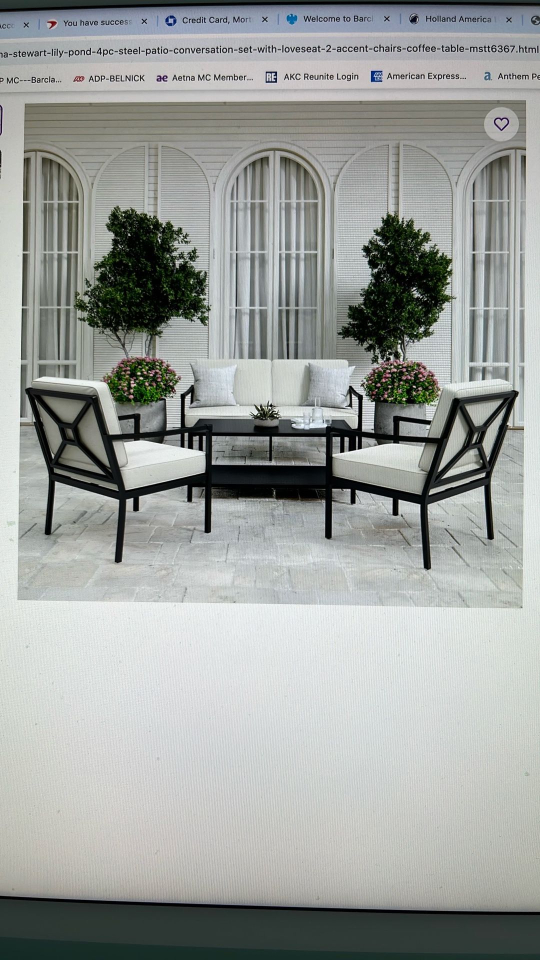 Martha Stewart Patio Set