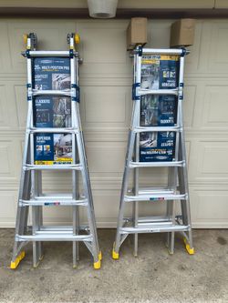26 foot foldable ladder / escalera 26 pies