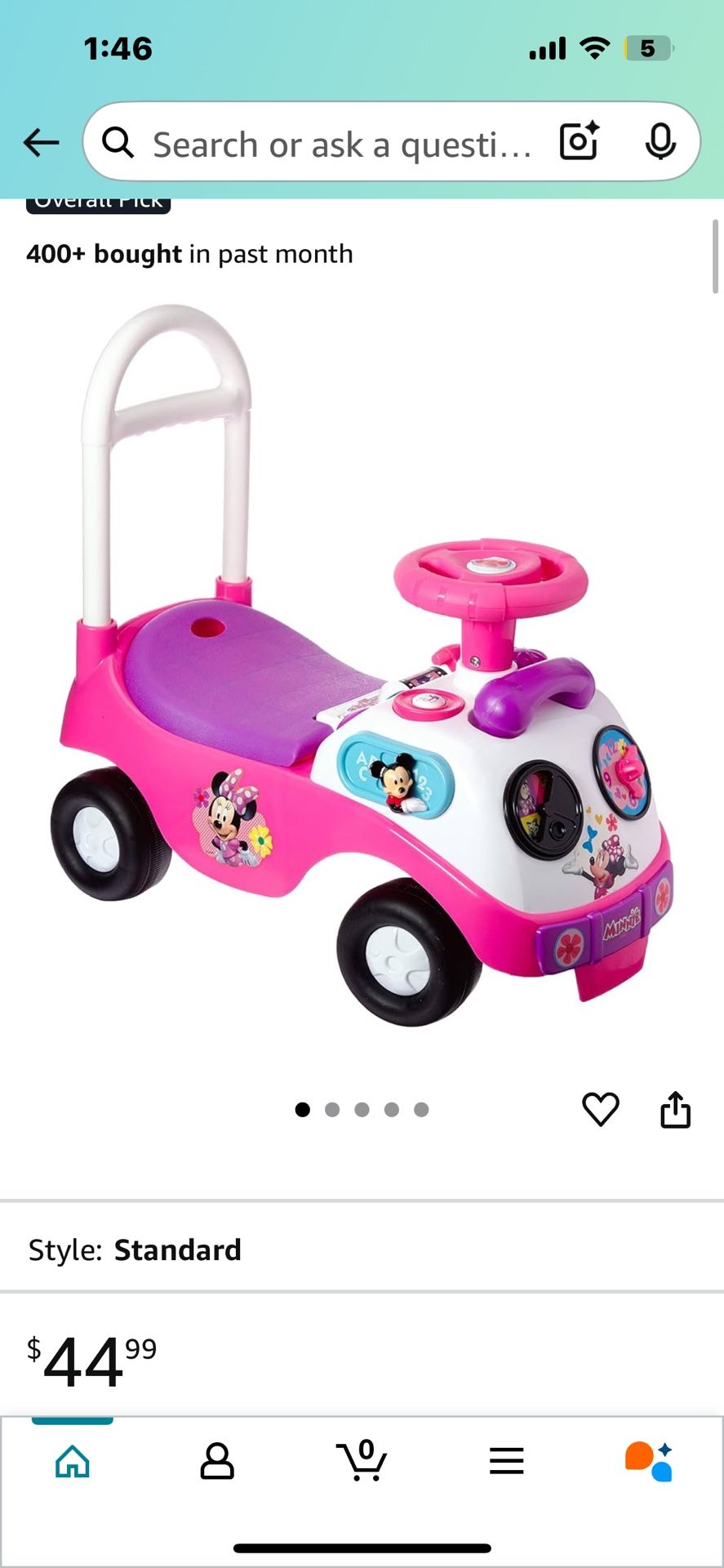 Kiddieland My First Minnie Ride On, Large