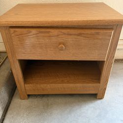 Traditional Oak Night Stand