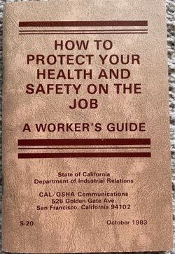 1983 “How To Protect Your Health and Safety on the Job” Book