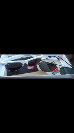 His and Hers Rayban Sunglasses