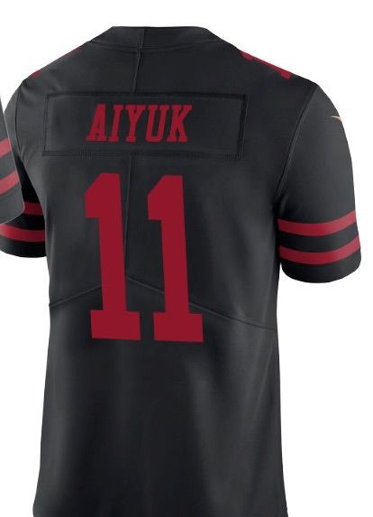 Brandon Aiyuk #11 San Francisco Small Black
