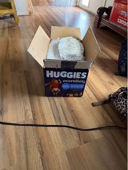 Huggies overnites size 3 brand new opened wrong size