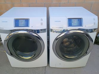 Samsung WF457ARGSWR washer and its correspondiwng dryer