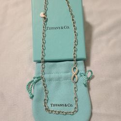 Tiffany Chain Infinity 16" Necklace 