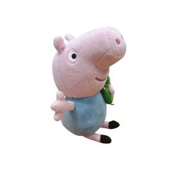 TY Peppa Pig GEORGE THE BROTHER PIG W/ DINOSAUR Plush STUFFED ANIMAL Toy 7.5in
