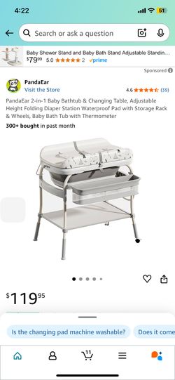 Bath And Changing Table