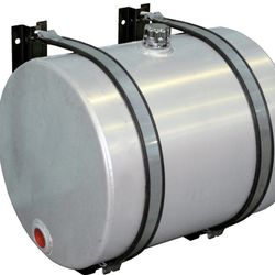 Buyers Products SMC50A Side Mount Cylindrical Aluminum Hydraulic Reservoir, 50 Gallon Capacity, 2 In NPT Return Ports