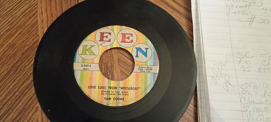 Sam Cooke-love song from Houseboat 45 RPM.Keen Records