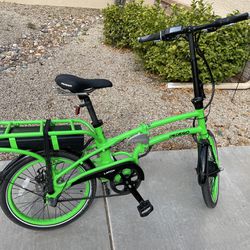 2018 Lime Green Pedego Latch Folding Electric Bicycle